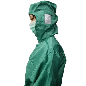 5mm Gird Washable ESD Anti-Static Bunny Suit For Cleanroom Workwear - Image 4