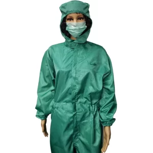 5mm Gird Washable ESD Anti-Static Bunny Suit For Cleanroom Workwear - Image 2
