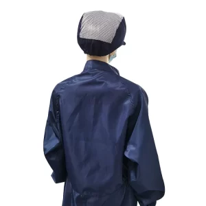 Zipper Closure Mandarin Collar ESD Coverall Suit Compliant To ANSI/ESD S20.20 Standards - Image 5