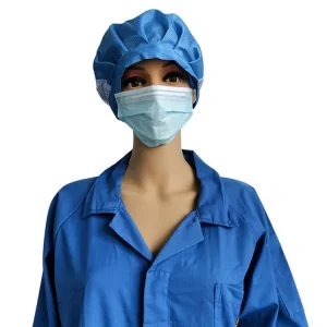 Premium Snap Fastener Cotton Poly Snap Cuff ESD Work Smock for EPA Workshop - Image 4