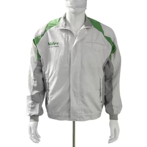 Lint Free Zipper Polyester Cotton TC Fabric Work Clothes ESD Antistatic Jacket Coat For Lab - Image 1