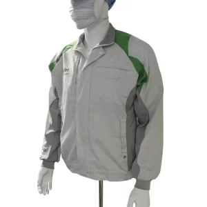 65% Polyester 33% Cotton 2% Carbon Fiber Cleanroom Garment Antistatic Lab Coat - Image 2
