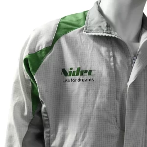 65% Polyester 33% Cotton 2% Carbon Fiber Cleanroom Garment Antistatic Lab Coat - Image 4