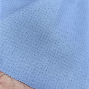ESD Anti Static TC Plain Fabric With Double Plaid 4mm For Working Clothes - Image 4