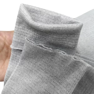 90% Polyester 10% Carbon Fiber Tubular ESD Antistatic Rib Circular Knit Fabric For Cuffs - Image 3