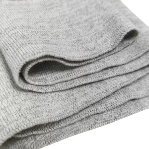 60% Polyester 30% Cotton 10% Carbon Fiber ESD Fabric Rib Knitting Antistatic Fabric For T-Shirt Collar - Image 3