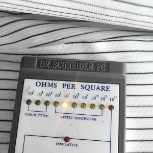 6MM Stripe 240gsm Polyester Knitted ESD Anti Static Rib Fabric - Image 3