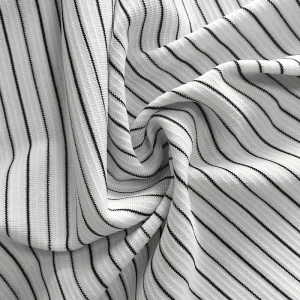 6MM Stripe 240gsm Polyester Knitted ESD Anti Static Rib Fabric - Image 2