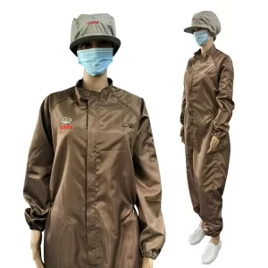 Antistatic Working Uniform Safe ESD Coveralls For Cleanroom Garment - Image 2