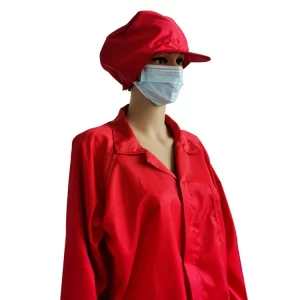 Antistatic Polyester Cotton Lab Coat Cleanroom ESD Safety Clothing Conductive Fiber - Image 2