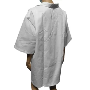 Dustproof ESD Workwear Spandex Cuff Polyester Lint Free Lab Smock For Cleanroom - Image 2