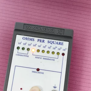 Pink 5mm Stripe ESD Fabric 1/2 Antistatic TR Conductive Fabric For Lab Garment - Image 5