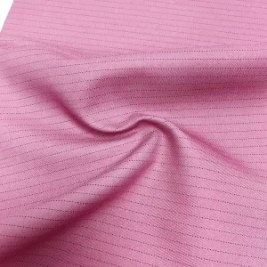 Pink 5mm Stripe ESD Fabric 1/2 Antistatic TR Conductive Fabric For Lab Garment - Image 4