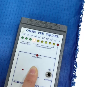 100D Adhesive ESD Antistatic Striped Silk Fabric Self Adhesive Polyester Mesh Anti Static Fabric - Image 5