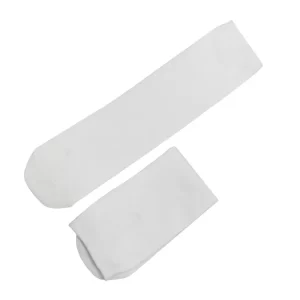 High Quality White Dust Free Cotton Sweat Absorbing Antibacterial Socks Cleanroom Socks - Image 2