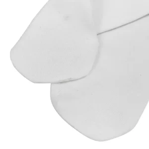 High Quality White Dust Free Cotton Sweat Absorbing Antibacterial Socks Cleanroom Socks - Image 4