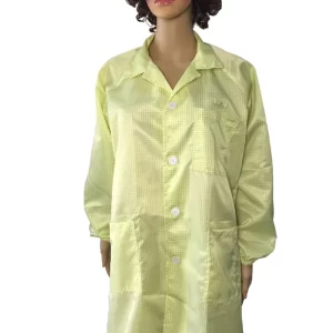 Economic ESD Safe Clothing Anti Static Lab Coat Lightweight For ESD Protected Areas - Image 1