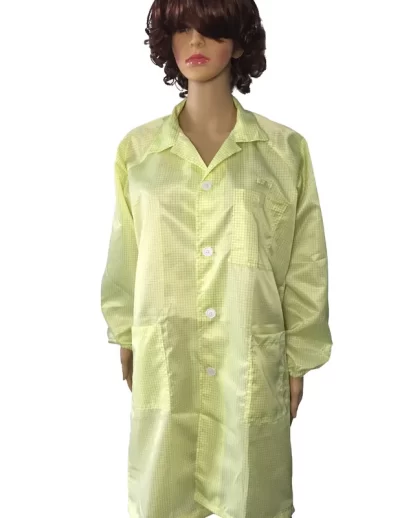 Economic ESD Safe Clothing Anti Static Lab Coat Lightweight For ESD Protected Areas - Image 1