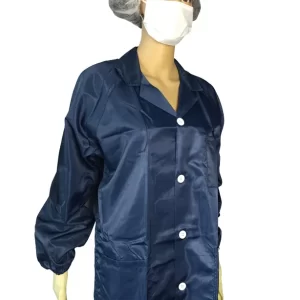 Economic ESD Safe Clothing Anti Static Lab Coat Lightweight For ESD Protected Areas - Image 2
