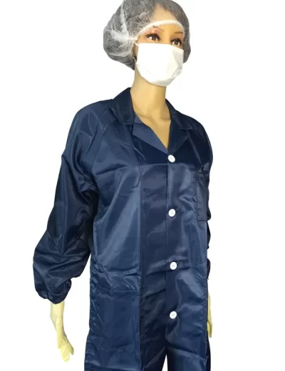 Economic ESD Safe Clothing Anti Static Lab Coat Lightweight For ESD Protected Areas - Image 2