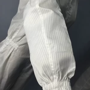One Size ESD Safe Clothing Anti Static Sleeves Fits All 5mm Stripe Grid On Stock - Image 1