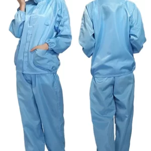 Cleanroom ESD Safe Clothing Polyester Anti Static Jacket And Pants Class 1000 - 10000 - Image 2
