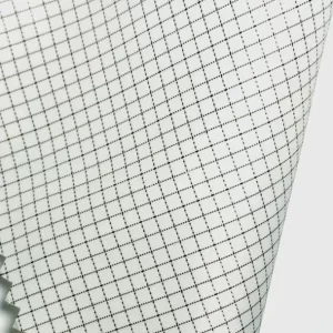 Antistatic 2.5mm Grid ESD Fabric Polyester 1/2 Twill White Blue Yellow Pink Stock - Image 2