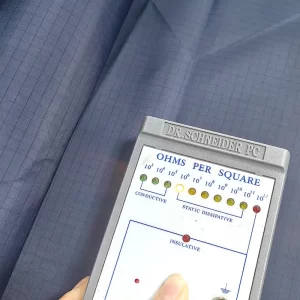 Cleanroom Apparels Blue Color Polyester Waterproof Fabric with Launderable Property - Image 2