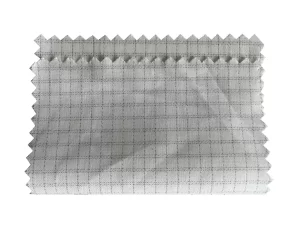 ESD Plain Grid T C Fabric 65% Cotton 33% Polyester 2% Carbon Filament 4mm Grid - Image 3
