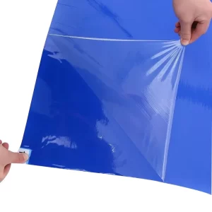 Blue PE Disposable Sticky Mats 30 Layers Peelable For Cleanroom Door Entrance - Image 1