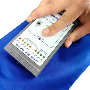 Blue 100% Cotton Flame-retardant Anti-static Fabric Antistatic ESD Flame-retardant Coat Fabric - Image 3