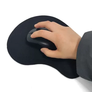 ESD Antistatic Black Desk Soft Durable Silicone Wrist Rest Mouse Pad - Image 2