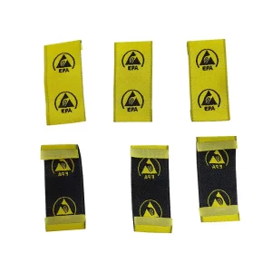 ESD Antistatic EPA Warning Sign Embroidery Cloth Sticking Cleanroom Clothing Label Accessories - Image 4