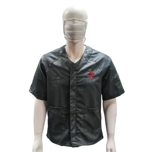 Grey Summer ESD Anti Static Short Sleeved Jacket - Image 1