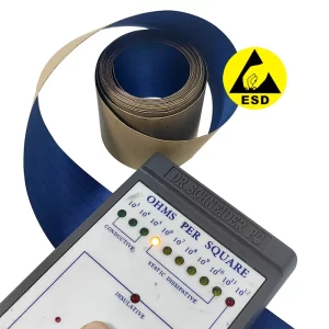 ESD Anti Static Self Adhesive Polyester Grid Fabric Roller Tape - Image 4
