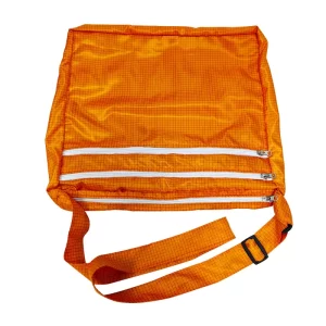 Orange ESD Antistatic Cleanroom Shoulder Strap Bag With 3 Zipper - Image 1