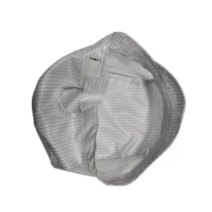 Durable ESD Safe Male Cap W Mesh Size Adjust W Velcro Dustless Polyester Fabric - Image 3