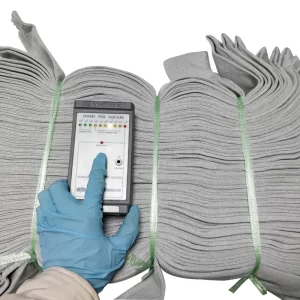 ESD Knitted Polyester Ribbed Cuffs Antistatic & Shrink Resistant Gray Color - Image 4