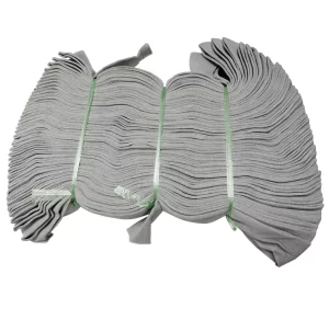 ESD Knitted Polyester Ribbed Cuffs Antistatic & Shrink Resistant Gray Color - Image 2