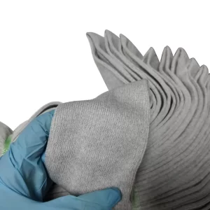 ESD Knitted Polyester Ribbed Cuffs Antistatic & Shrink Resistant Gray Color - Image 3