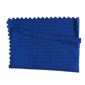 ESD Knitting Cotton Anti Static Fabric For Polo Shirt T Shirt Black Blue Red - Image 3