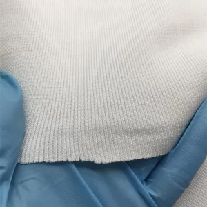 Lint Free Esd Products Knitted Spandex Cuffs Rib 1x1 2x2 White Black - Image 2