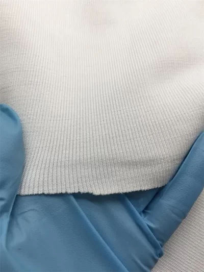 Lint Free Esd Products Knitted Spandex Cuffs Rib 1x1 2x2 White Black - Image 2