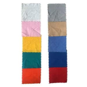 Dust Proof Polyester Conductive Filament ESD Fabric For Cleanroom Clothing - Image 4