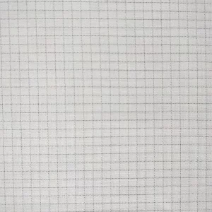White Cotton Polyester Carbon 4mm Grid Anti Static Tessuto Panno - Image 4