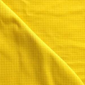 4mm Grid Cotton Polyester Carbon Woven Anti Static T C Fabric - Image 3