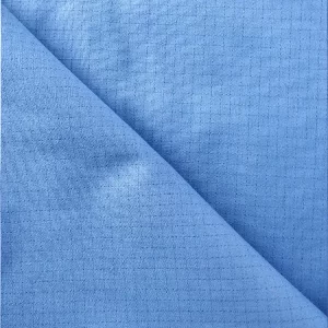 High Quality Anti Static Cleanroom Woven 4mm Grid ESD T C Fabric - Image 2