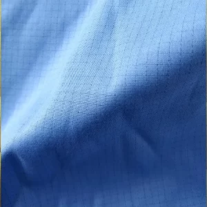 High Quality Anti Static Cleanroom Woven 4mm Grid ESD T C Fabric - Image 5