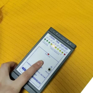 1cm Stripe 98% Cotton 2% Carbon Anti Static Fabric For Cleanroom - Image 4