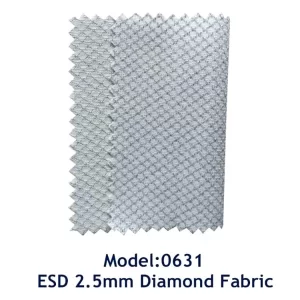 Cleanroom Knitted 96% Polyester 4% Carbon Fiber ESD Fabric - Image 5
